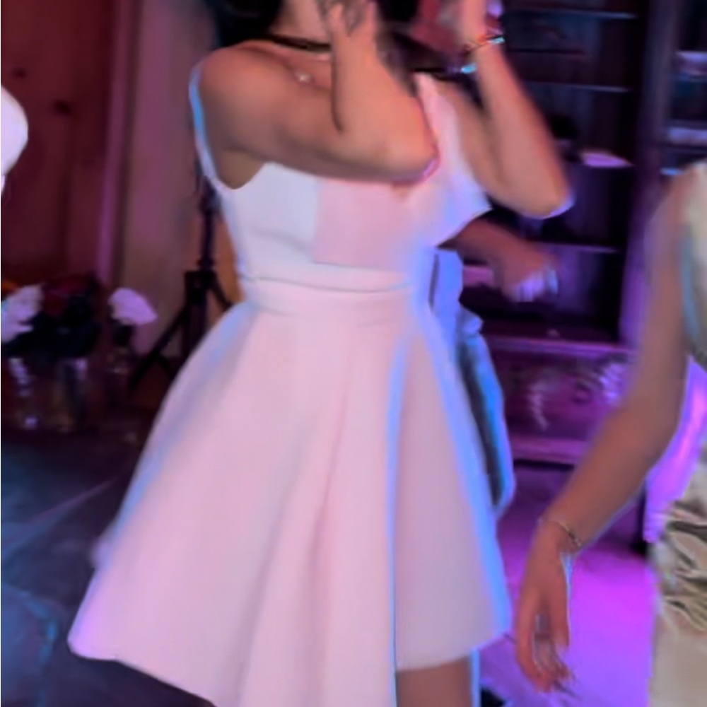 White Mini Dress - Picture 6 of 7